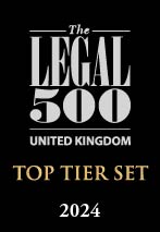 Legal 500 Top Tier Set.